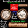 Image 1 : Buffalo Nickel Shotgun Roll in Old Bank Style 'Automat Horn & Hardart' Wrapper 1924 & d Mint Ends