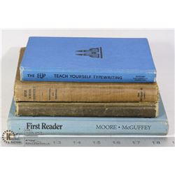 VINTAGE 4 BOOKS SCHOOL/LEARNING