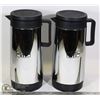 Image 1 : SET OF (2) 1 LITRE THERMOS POURING