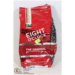 EIGHT O'CLOCK 2LB BAG OF WHOLE BEAN COFFEE