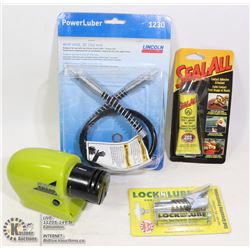 FLAT OF TOOLS & ACCESSORIES INCLUDES KNIFE SHARPEN