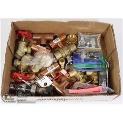 FLAT OF NEW & USED PLUMBING ITEMS