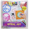 Image 1 : NEW COLOR ZONE 18PC CREATE YOUR OWN SPIRAL ART