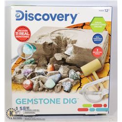 NEW DISCOVERY 11 PIECE GEMSTONE SCIENCE SET