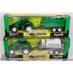 TWO NEW FARM MACHINERY KIDS TOYS