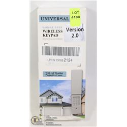 UNIVERSAL WIRELESS GARAGE DOOR KEYPAD