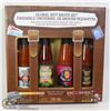 Image 1 : NEW 4PC GLOBAL HOT SAUCE SET