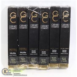LOT OF 6 GERARD COSMETICS LIQUID LIPSTICK