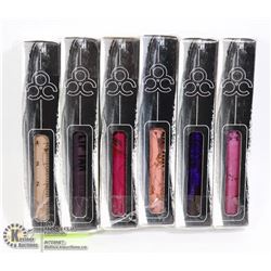 LOT OF 6 OCC VEGAN LIQUID LIPSTICKS