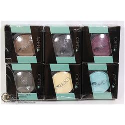 LOT OF 6 OFRA EYE SHADOWS