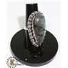 Image 1 : #81-LABRADORITE RING SIZE 6