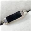 Image 2 : SILVER ONYX  RING (~SIZE 7.5)