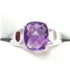 Image 1 : SILVER AMETHYST(6CT) RING (~SIZE 7)(~WEIGHT 5.7G)