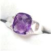 Image 3 : SILVER AMETHYST(6CT) RING (~SIZE 7)(~WEIGHT 5.7G)