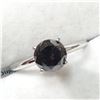 Image 2 : 14K WHITE GOLD FANCY BLACK DIAMOND(2CT) RING