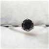 Image 1 : 10K WHITE GOLD BLACK DIAMOND(0.8CT) TREATED