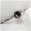 Image 2 : 10K WHITE GOLD BLACK DIAMOND(0.8CT) TREATED