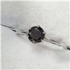 Image 3 : 10K WHITE GOLD BLACK DIAMOND(0.8CT) TREATED