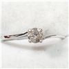 Image 1 : 10K WHITE GOLD DIAMOND(0.3CT,I,G-H) RING