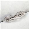 Image 2 : SILVER HEART SHAPED  RING (~SIZE 6)