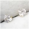 Image 2 : 14K YELLOW GOLD CUBIC ZIRCONIA  EARRINGS