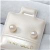 Image 2 : 14K YELLOW GOLD PEARLS  EARRINGS