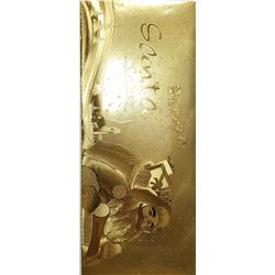 5 GOLD FOIL CHRISTMAS GIFT ENVELOPES