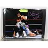 Image 1 : WWE HOF WRESTLER BRETT HART SIGNED 11X14 PHOTO