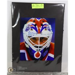 EDMONTON OILERS GRANT FUHR SIGNED 8X10 PHOTO