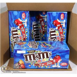 CASE WITH 6 BOXES OF 24 TUBES OF MINI M&M'S