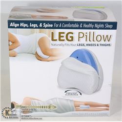 NEW LEG PILLOW: ALIGNS HIPS, LEGS, & SPINE
