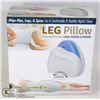 Image 1 : NEW LEG PILLOW: ALIGNS HIPS, LEGS, & SPINE