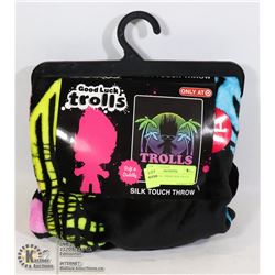 NEW TROLL THEME SILK TOUCH THROW
