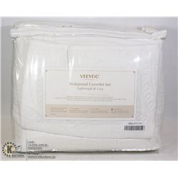 BEDSPREAD COVERLET SET SIZE KING