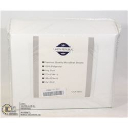 LINEN REPUBLIC KING SIZE SHEET SET