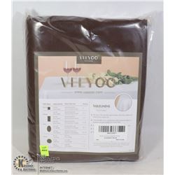 VEEYOO 132" ROUND TABLE CLOTH