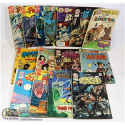 LOT OF OVER 15 CHARLETON COMICS INCLUDING: THE
