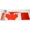 Image 1 : NEW JUMBO (2' X 3') CANADIAN FLAG SOLD WITH