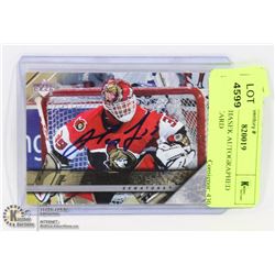 DOMINIK HASEK AUTOGRAPHED HOCKEY CARD