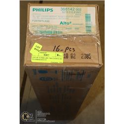 LOT OF 16 PHILLIPS 25W F25T8/TL 835 FLUORESCENT FT