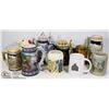 Image 1 : ESTATE BOX OF COLLECTIBLE STEINS