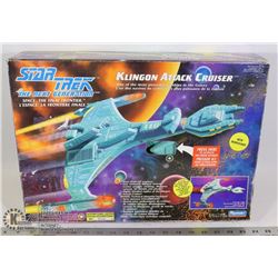 WORKING STAR TREK TNG KLINGON WARSHIP TOY IN BOX