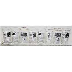 ESTATE LOT OF 8 EDMONTON JOURNAL NEWS GLASSES