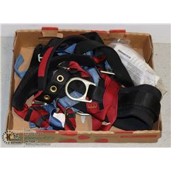 FLAT CONTAINING A HARNESS(EXPIRED) & SAFETY ITEMS