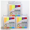 Image 1 : THREE NEW 4 PACKS OF MICROFIBER CLOTHS