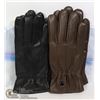 Image 1 : 2PK LADIES LEATHER GLOVES SZ LARGE