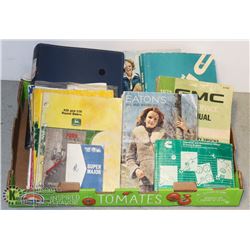 LARGE FLAT OF COLLECTIBLE MAGAZINES AND REPAIR