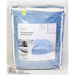 MICROPLUSH HEATED BLANKET (TWIN SIZE)