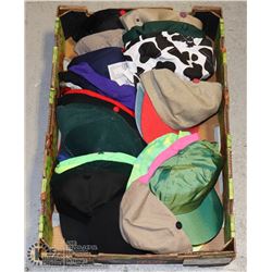 LARGE FLAT OF BASE BALL CAPS / TRUCK HATS