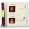 Image 1 : 22K GOLD USA STAMPS X2 1RST DAY COVERS